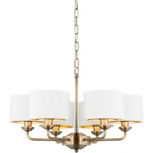 Endon Highclere Multi Arm Shade Pendant Ceiling Lamp - Pendant Light Endon Highclere Multi Arm Shade Pendant Ceiling Lamp - Pendant Light