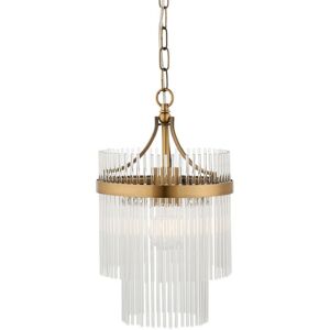 Endon Collection Lighting Marietta Pendant Ceiling Light - Antique Brass - Glass Endon Collection Lighting Marietta Pendant Ceiling Light - Antique Brass - Glass