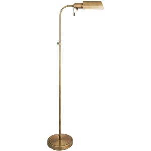 Luxia Ellis Antique Brass Floor Lamp - Height Adjustable Reading Light Luxia Ellis Antique Brass Floor Lamp - Height Adjustable Reading Light