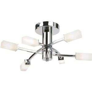 Endon Havana 6 Light Chrome Ceiling Light - Modern LED Fixture Endon Havana 6 Light Chrome Ceiling Light - Modern LED Fixture