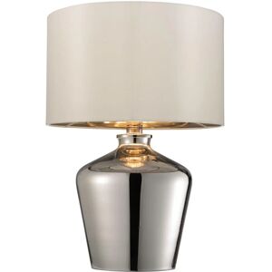 Endon Waldorf Table Lamp - Chrome Glass - E27 - 60W Endon Waldorf Table Lamp - Chrome Glass - E27 - 60W