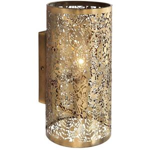 Endon Lighting Secret Garden Floral Leaves Wall Light - Antique Brass Endon Lighting Secret Garden Floral Leaves Wall Light - Antique Brass