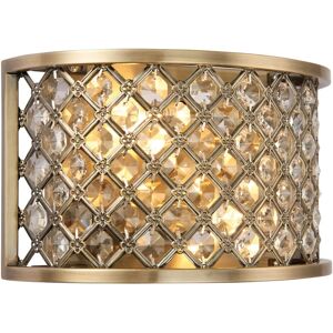 Endon Lighting Hudson 2 Lumière Murale Intérieure en Laiton Antique - Applique - Publicité Endon Lighting Hudson 2 Lumière Murale Intérieure en Laiton Antique - Applique - Publicité