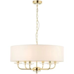 Endon Lighting Nixon 6 Light Ceiling Pendant - Brass Endon Lighting Nixon 6 Light Ceiling Pendant - Brass