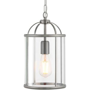 Endon Lighting Lambeth 1-Light Ceiling Pendant Satin Nickel - Classic Design Endon Lighting Lambeth 1-Light Ceiling Pendant Satin Nickel - Classic Design