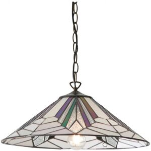 Interiors 1900 Astoria Large Tiffany Pendant Light - Ceiling Lighting Interiors 1900 Astoria Large Tiffany Pendant Light - Ceiling Lighting
