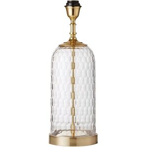 Endon Wistow Solid Brass Chiselled Glass Table Lamp - Table Lamp Endon Wistow Solid Brass Chiselled Glass Table Lamp - Table Lamp