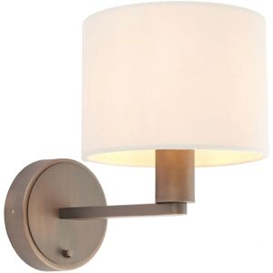 Netlighting Daley Wall Lamp Antique Bronze - Marble Fabric - USB Socket - Wall Lamp Netlighting Daley Wall Lamp Antique Bronze - Marble Fabric - USB Socket - Wall Lamp