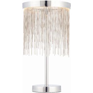 Endon Zelma LED Table Lamp - Chrome, Silver Chain - Lighting Endon Zelma LED Table Lamp - Chrome, Silver Chain - Lighting