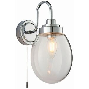 Endon Hampton LED 1 Light Bathroom Wall Glass Chrome Plate - Lighting Fixture Endon Hampton LED 1 Light Bathroom Wall Glass Chrome Plate - Lighting Fixture
