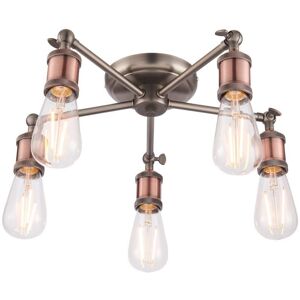 Endon Hal 5 Light Semi flush - Ceiling Light Endon Hal 5 Light Semi flush - Ceiling Light