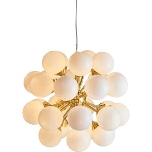 Netlighting Oscar 28 Pendant Light - Brushed Gold - Adjustable Drop - G9 - 28 Bulb Netlighting Oscar 28 Pendant Light - Brushed Gold - Adjustable Drop - G9 - 28 Bulb