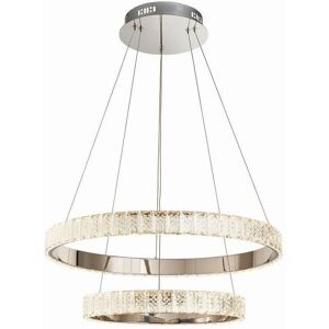 Endon Collection Celeste Pendant Light - Chrome & Crystal - LED, Adjustable Endon Collection Celeste Pendant Light - Chrome & Crystal - LED, Adjustable