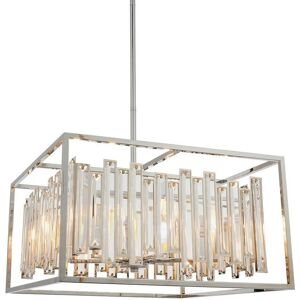 Netlighting Acadia 6 Light Ceiling Pendant - Industrial Chrome Netlighting Acadia 6 Light Ceiling Pendant - Industrial Chrome