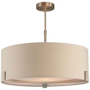 Endon Hayfield Satin Nickel 3-Light Ceiling Pendant - Ceiling Pendant Light Endon Hayfield Satin Nickel 3-Light Ceiling Pendant - Ceiling Pendant Light