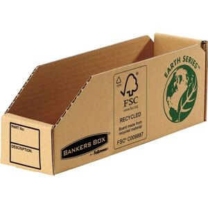 Fellowes 735201 Storage Box - Parts Bin - Brown Fellowes 735201 Storage Box - Parts Bin - Brown