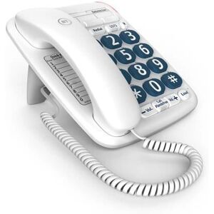 British Telecom Big Button 200 White - Corded Phone British Telecom Big Button 200 White - Corded Phone