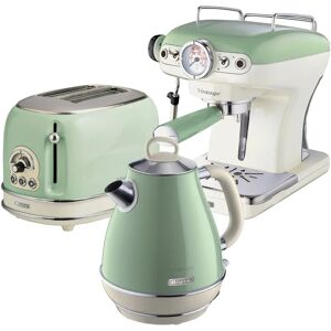 Ariete ARPK5 Retro Style Jug Kettle, 2 Slice Toaster and Espresso Machine Set - Kitchen Appliance Set Ariete ARPK5 Retro Style Jug Kettle, 2 Slice Toaster and Espresso Machine Set - Kitchen Appliance Set