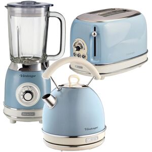 Ariete ARPK27 Retro Style Dome Kettle, Toaster & Blender Set - Kitchen Set Ariete ARPK27 Retro Style Dome Kettle, Toaster & Blender Set - Kitchen Set