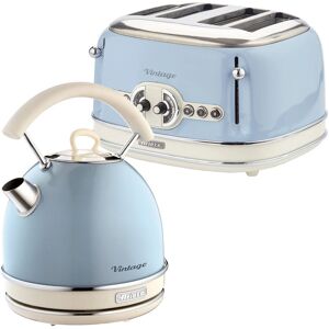 Ariete ARPK41 Retro Style Dome Kettle and 4 Slice Toaster Set - Kitchen Set Ariete ARPK41 Retro Style Dome Kettle and 4 Slice Toaster Set - Kitchen Set