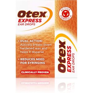 Otex Express Ear Drops - 10ml - Ear Wax Removal Otex Express Ear Drops - 10ml - Ear Wax Removal