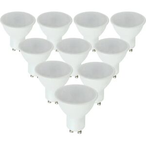 ValueLights - GU10 7W Frosted - Pack 10 - LED Bulb ValueLights - GU10 7W Frosted - Pack 10 - LED Bulb