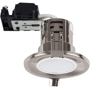 ValueLights Silver Fire Rated GU10 Recessed Downlight - Downlight ValueLights Silver Fire Rated GU10 Recessed Downlight - Downlight