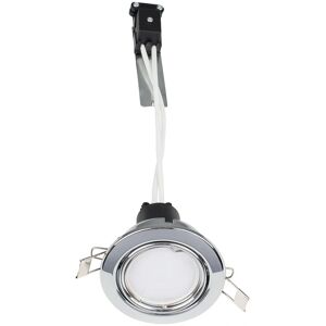 ValueLights Silver Tiltable GU10 Downlight - Downlight ValueLights Silver Tiltable GU10 Downlight - Downlight
