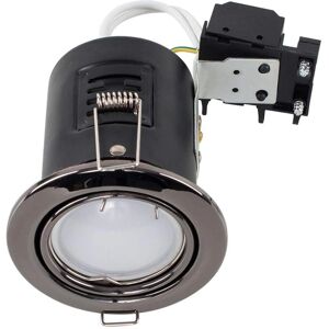 ValueLights Black GU10 Fire Rated Tiltable Ceiling Downlights - Ceiling Downlights ValueLights Black GU10 Fire Rated Tiltable Ceiling Downlights - Ceiling Downlights