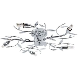 ValueLights Blossom 5 Way Silver Ceiling Bar Light - Ceiling Light ValueLights Blossom 5 Way Silver Ceiling Bar Light - Ceiling Light