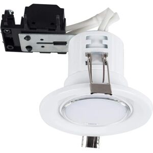 ValueLights GU10 Recessed Downlight White - Fire Rated 60 Min - Modern Ceiling Spotlights ValueLights GU10 Recessed Downlight White - Fire Rated 60 Min - Modern Ceiling Spotlights