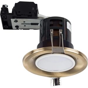 ValueLights Antique Brass Fire Rated GU10 Recessed Downlight - Downlight ValueLights Antique Brass Fire Rated GU10 Recessed Downlight - Downlight