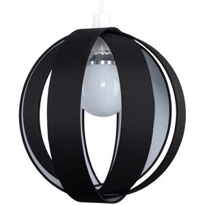ValueLights J90 Black Fabric Cocoon Globe Style Ceiling Pendant Light Shade - Ceiling Pendant Light Shade ValueLights J90 Black Fabric Cocoon Globe Style Ceiling Pendant Light Shade - Ceiling Pendant Light Shade