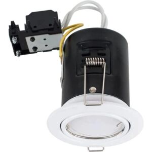 ValueLights White Fire Rated Ceiling Downlight - Fire Rated Downlight ValueLights White Fire Rated Ceiling Downlight - Fire Rated Downlight
