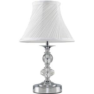 ValueLights Jaigier Silver Touch Table Lamp - Dimmable - Table Lamp ValueLights Jaigier Silver Touch Table Lamp - Dimmable - Table Lamp