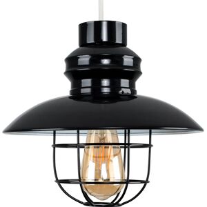 ValueLights Penglai Fishermans Black Ceiling Pendant Shade - Ceiling Pendant Light ValueLights Penglai Fishermans Black Ceiling Pendant Shade - Ceiling Pendant Light