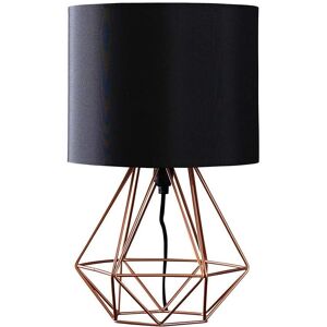 ValueLights Angus Geometric Copper Table Lamp - Table Lamp ValueLights Angus Geometric Copper Table Lamp - Table Lamp