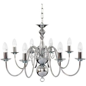 ValueLights Gothica Silver Ceiling Light - Ceiling Light ValueLights Gothica Silver Ceiling Light - Ceiling Light
