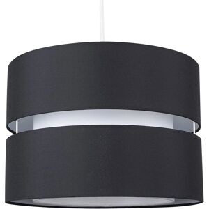 ValueLights ValueLights Black & White Cylinder Ceiling Pendant Shade - Ceiling Pendant Light Shade ValueLights ValueLights Black & White Cylinder Ceiling Pendant Shade - Ceiling Pendant Light Shade