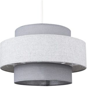 ValueLights Weaver Grey Ceiling Pendant Shade - Ceiling Pendant Light Shade ValueLights Weaver Grey Ceiling Pendant Shade - Ceiling Pendant Light Shade
