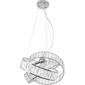 ValueLights Hudson 3 Way Silver Ceiling Light Pendant - Ceiling Light ValueLights Hudson 3 Way Silver Ceiling Light Pendant - Ceiling Light