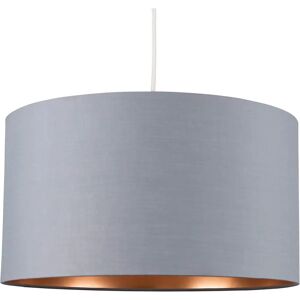 ValueLights MiniSun Extra Large Grey & Copper Cylinder Ceiling Pendant/Table Lamp - Ceiling Pendant Lamp ValueLights MiniSun Extra Large Grey & Copper Cylinder Ceiling Pendant/Table Lamp - Ceiling Pendant Lamp