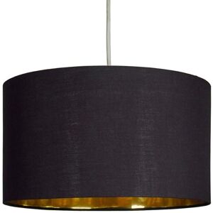 ValueLights Reni Black Cylinder Pendant Shade - Ceiling or Table Lamp ValueLights Reni Black Cylinder Pendant Shade - Ceiling or Table Lamp