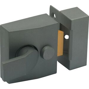 Sterling NLG201 Grey Narrow Double Locking Night Latch - Padlocks Sterling NLG201 Grey Narrow Double Locking Night Latch - Padlocks
