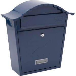 BURG-WÄCHTER Midnight Blue Classic Postbox - Postbox, Steel, Weatherproof BURG-WÄCHTER Midnight Blue Classic Postbox - Postbox, Steel, Weatherproof