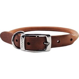 Ancol Heritage Leather Round Sewn Collar - Chestnut - 45-54cm - Dog Collar Ancol Heritage Leather Round Sewn Collar - Chestnut - 45-54cm - Dog Collar