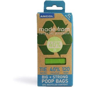 Ancol Dog Poop Bags - Recycled & Compostable - 120 Bags Ancol Dog Poop Bags - Recycled & Compostable - 120 Bags