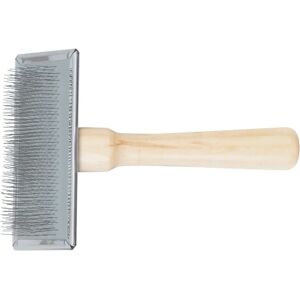 Ancol Heritage Wooden Handle Soft Slicker Brush - Large Ancol Heritage Wooden Handle Soft Slicker Brush - Large