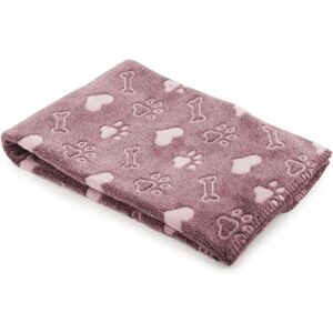 Ancol Sleepy Paws Dog & Cat Comfort Blanket - Pink - 74x74cm Ancol Sleepy Paws Dog & Cat Comfort Blanket - Pink - 74x74cm
