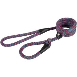 Ancol Dog Lead - Red/Blue Nylon Rope 12mm x 1.5m Ancol Dog Lead - Red/Blue Nylon Rope 12mm x 1.5m
